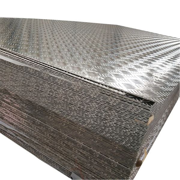 Plât Tread Alwminiwm 5 Bar